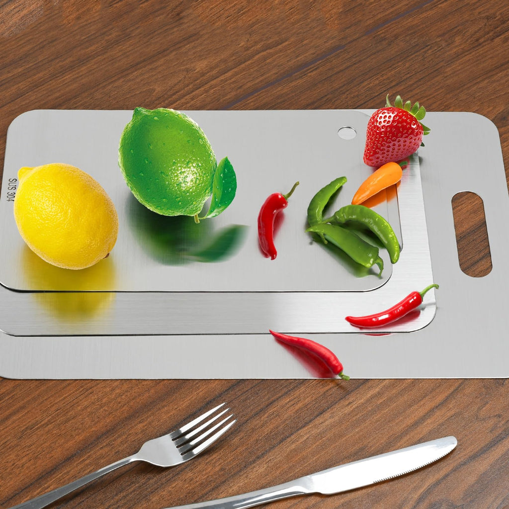Stainless Steel Cutting Board Set for Kitchen (3PCS)