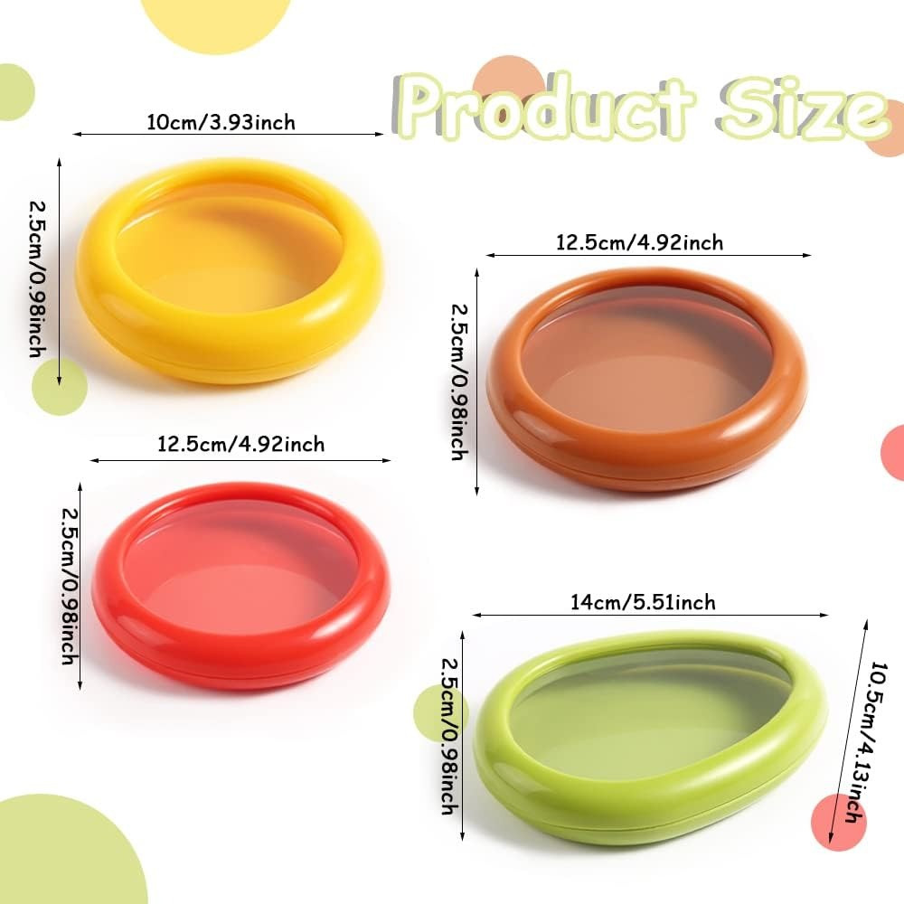 Silicone Fruit Storage Containers Set (4PCS)