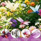 Dragonfly Garden Clips & Stakes (12PCS)