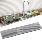 Faucet Mat for Kitchen Sink. Silicone Sink Splash Guard