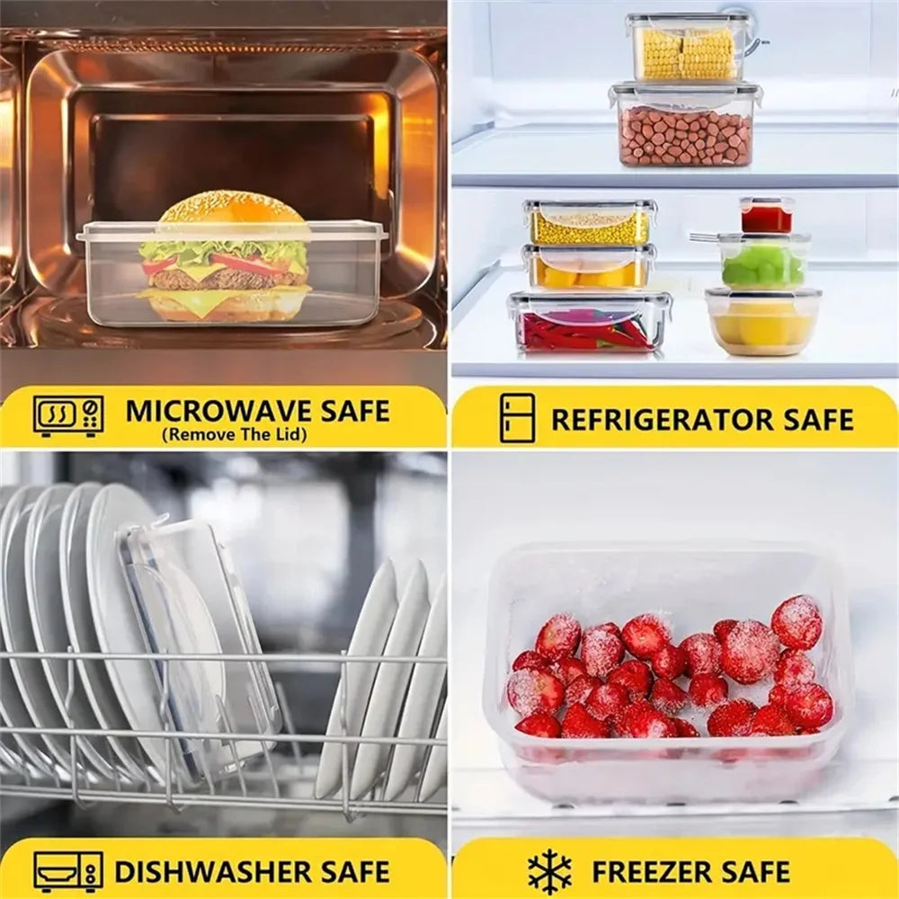 BPA-Free Food Storage Containers Set (12PCS)