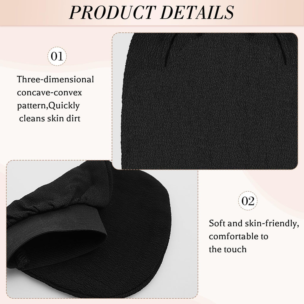Exfoliating Shower Scrub Gloves (4PCS)