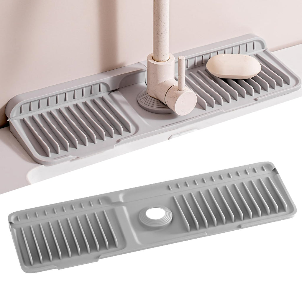 Faucet Mat for Kitchen Sink. Silicone Sink Splash Guard