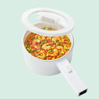 Ceramic Glaze Non-stick Portable Pot. 1.5L Mini Hot Pot