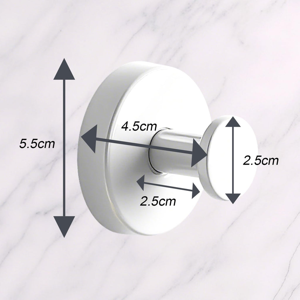 Suction Cup Shower Hooks Stainless Steel (4PCS)