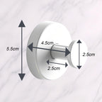 Suction Cup Shower Hooks Stainless Steel (4PCS)