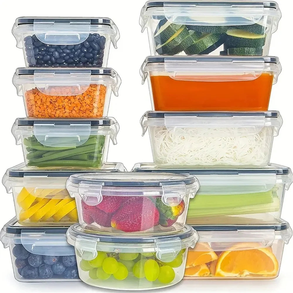 BPA-Free Food Storage Containers Set (12PCS)