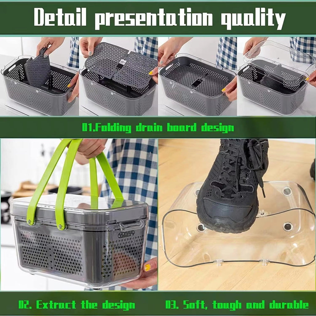 Multifunctional 22-in-1 Vegetable Chopper Adjustable Slicer Cutter