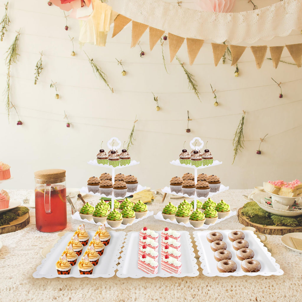Dessert Table Display & Cupcake Stand Set (6PCS)