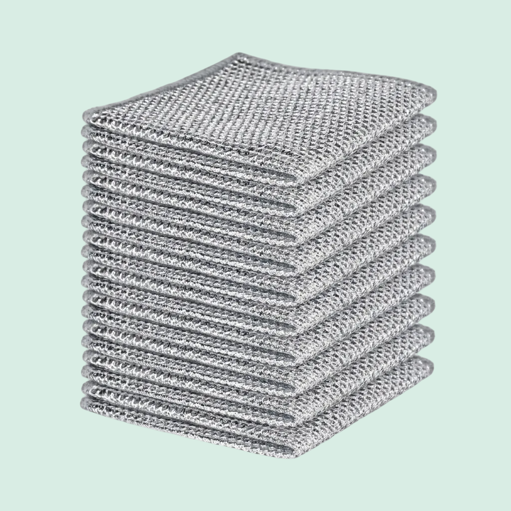 Non-Scratch Steel Wool Dishcloth Set (10PCS)