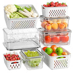 Fruit Storage Containers for Fridge (8PCS)