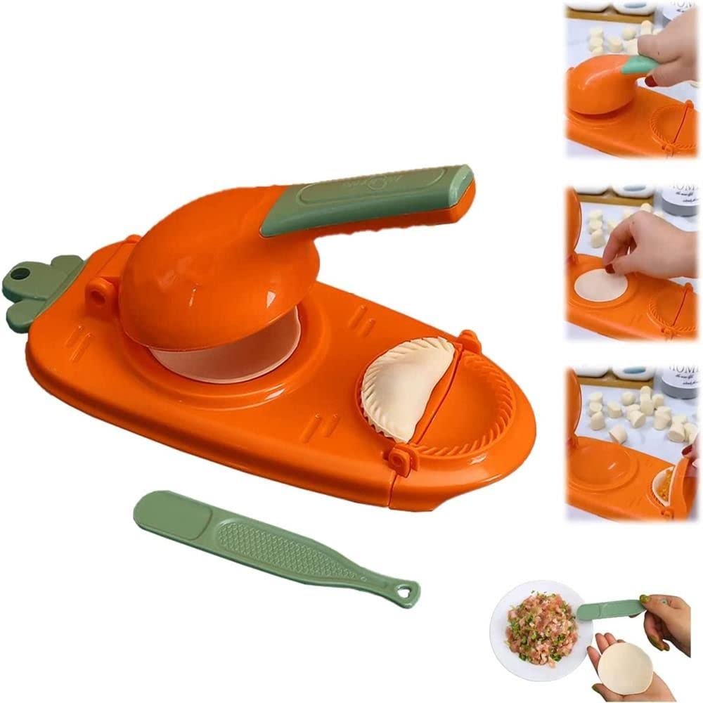 Dough Press Tool Dumpling Maker 2 in 1 Manual Kitchen Baking Tool