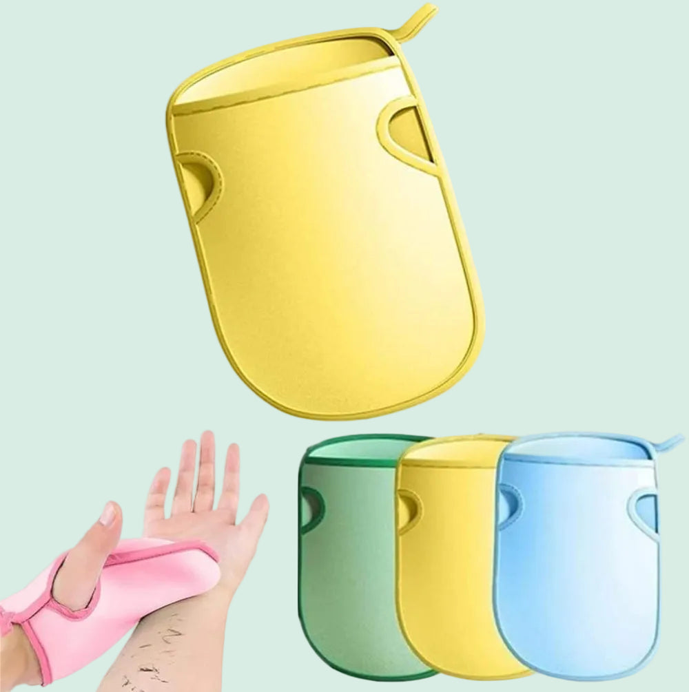 Children's Bath Towels. Soft Shower Gloves
