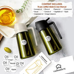 Multifunctional 2-in-1 Olive Oil Sprayer & Dispenser Bottle