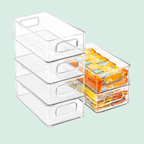 Stackable Refrigerator Organizer Bins (6PCS)