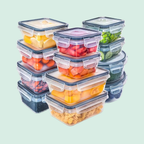 BPA-Free Food Storage Containers Set (12PCS)