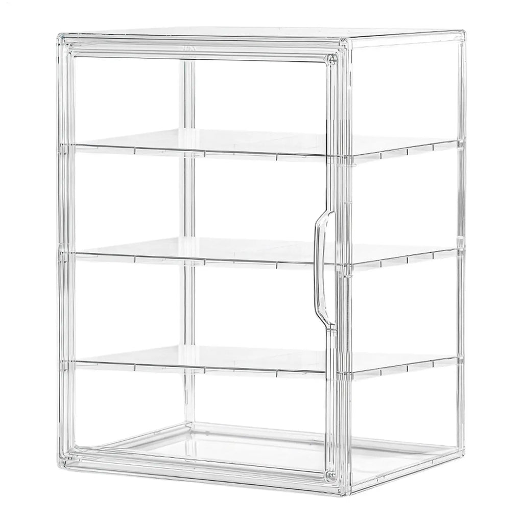 Clear 4-Tier Acrylic Bakery Display Case Bread Storage Box