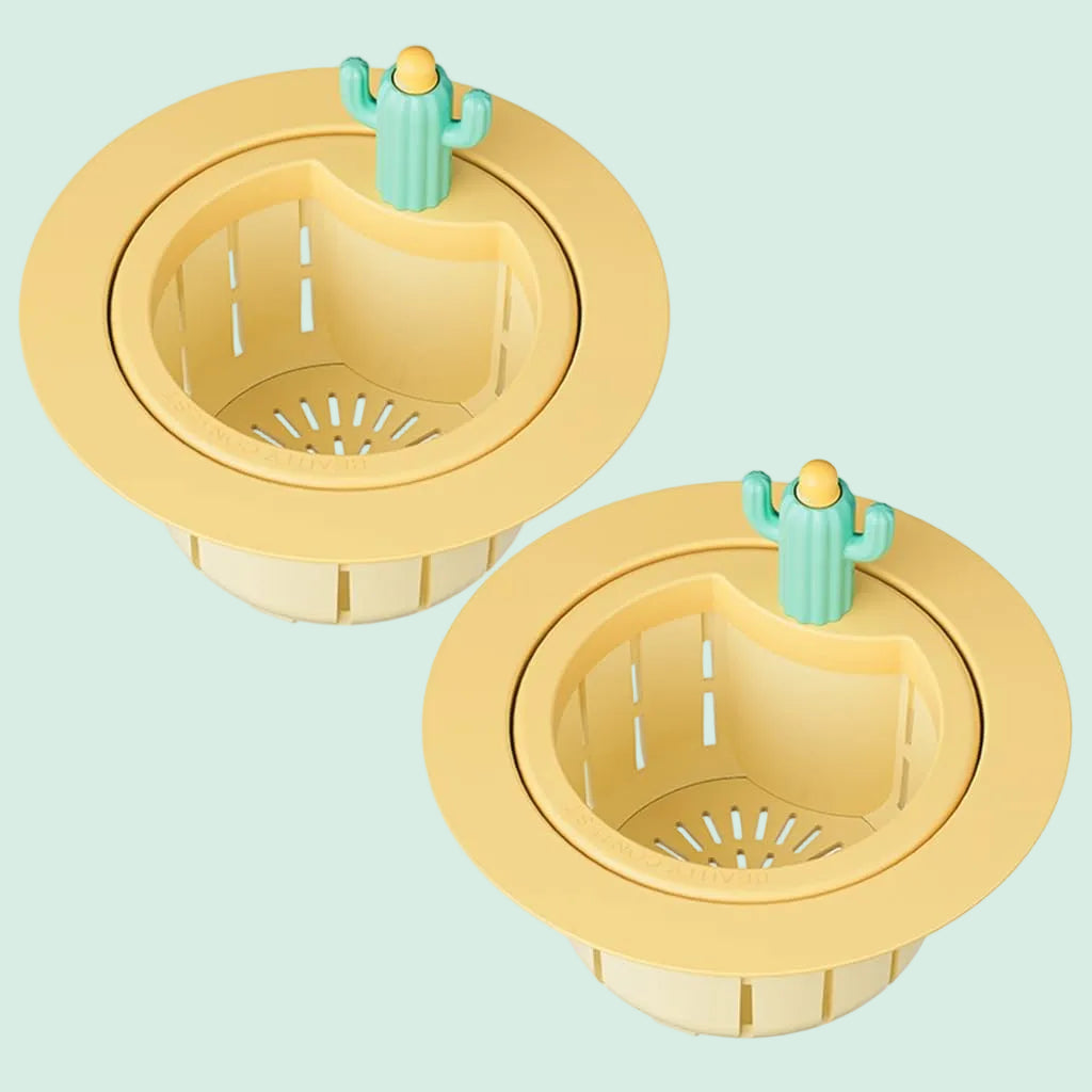 Cactus Kitchen Sink Drain Strainer Basket 2PCS
