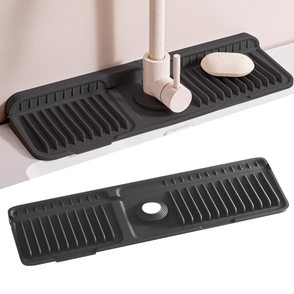 Faucet Mat for Kitchen Sink. Silicone Sink Splash Guard