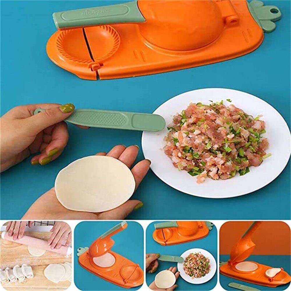 Dough Press Tool Dumpling Maker 2 in 1 Manual Kitchen Baking Tool