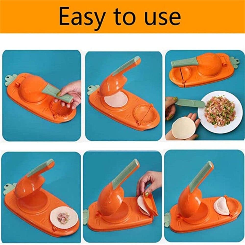 Dough Press Tool Dumpling Maker 2 in 1 Manual Kitchen Baking Tool
