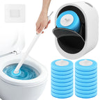 Disposable Toilet Brush Set with Wall Holder