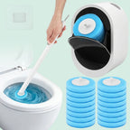 Disposable Toilet Brush Set with Wall Holder