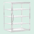 Clear 4-Tier Acrylic Bakery Display Case Bread Storage Box