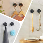 Suction Cup Shower Hooks Stainless Steel (4PCS)