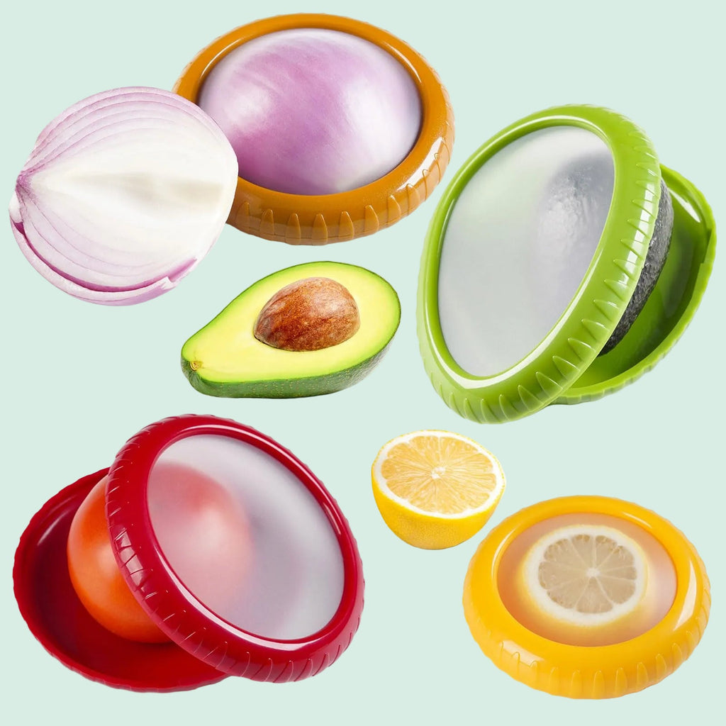 Silicone Fruit Storage Containers Set (4PCS)