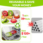 Silicone Fruit Storage Containers Set (4PCS)
