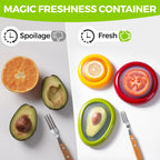 Silicone Fruit Storage Containers Set (4PCS)