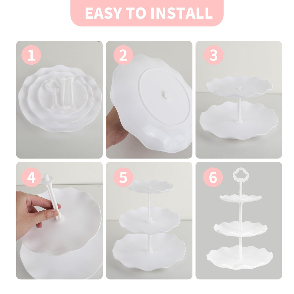 Dessert Table Display & Cupcake Stand Set (6PCS)