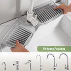 Faucet Mat for Kitchen Sink. Silicone Sink Splash Guard