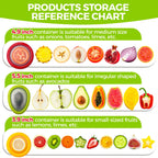 Silicone Fruit Storage Containers Set (4PCS)
