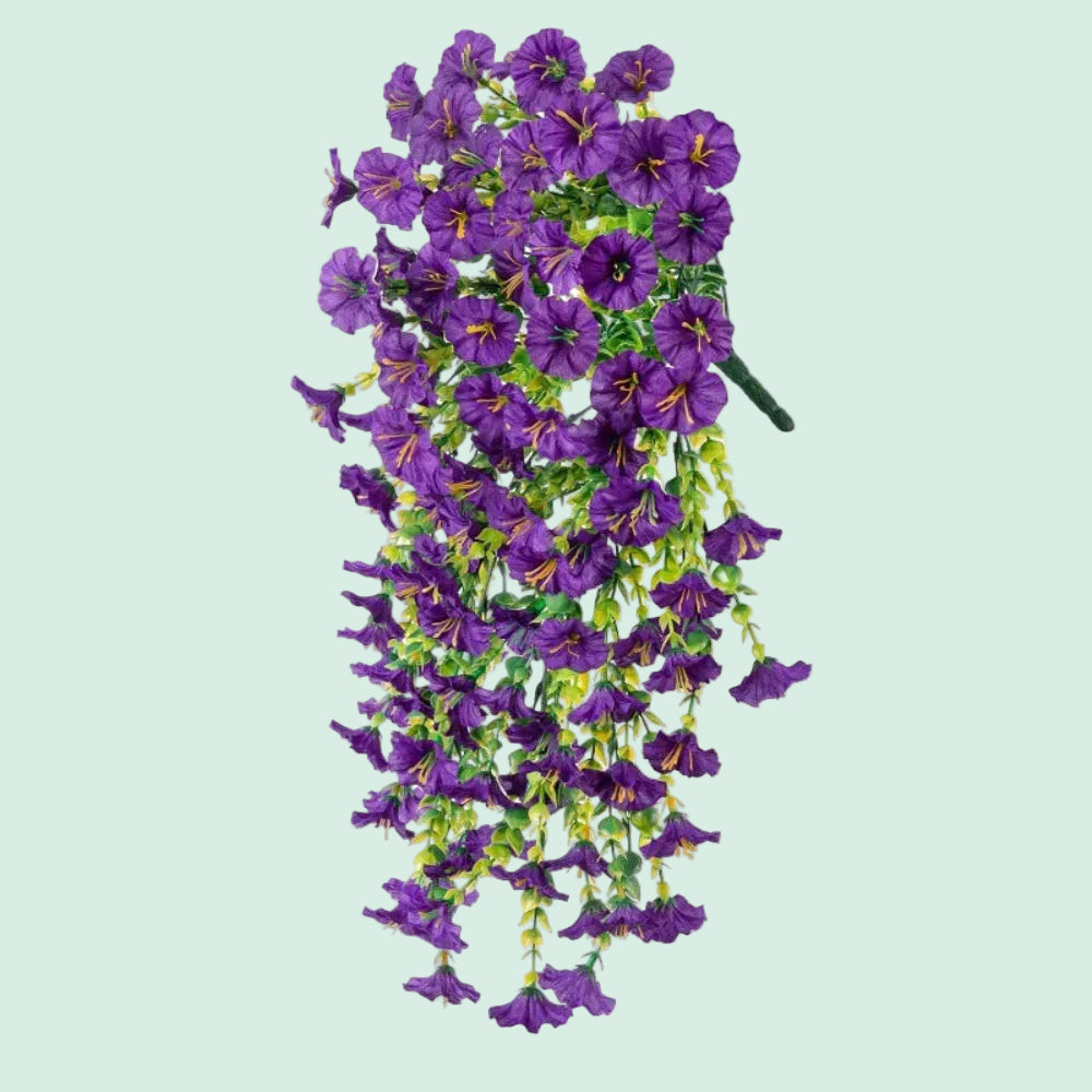 Artificial Morning Glory Hanging Vine Flowers (1 Set 3PCS)