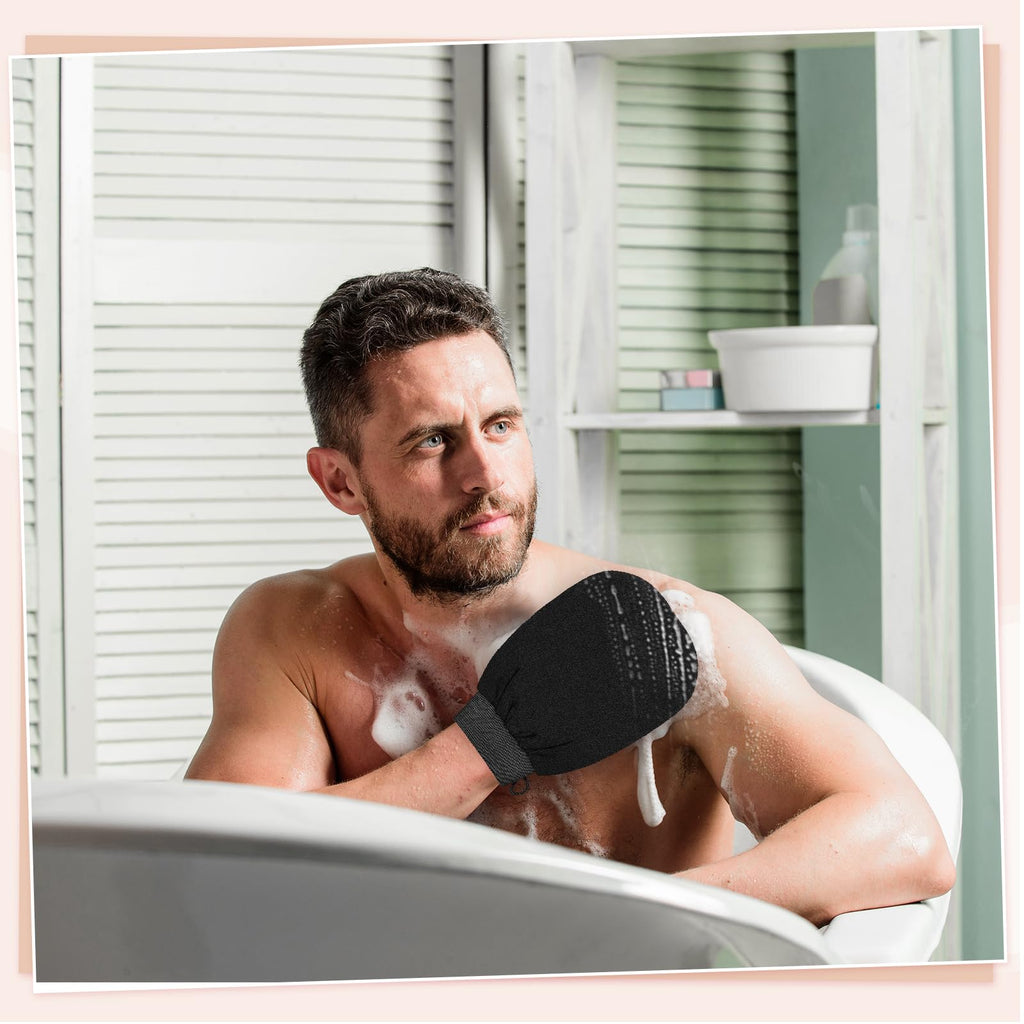 Exfoliating Shower Scrub Gloves (4PCS)