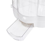 Rotating Rice Dispenser Food Storage Container