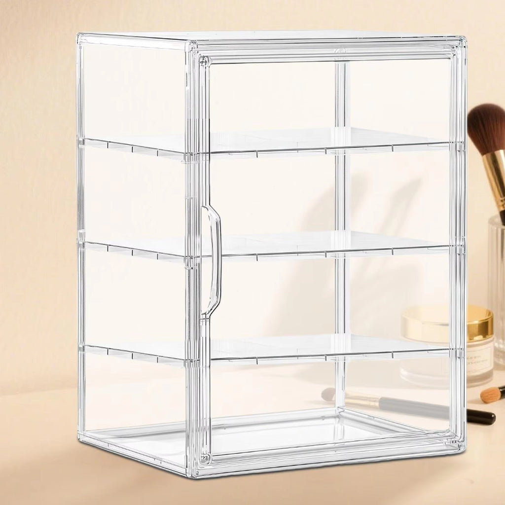 Clear 4-Tier Acrylic Bakery Display Case Bread Storage Box