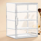 Clear 4-Tier Acrylic Bakery Display Case Bread Storage Box