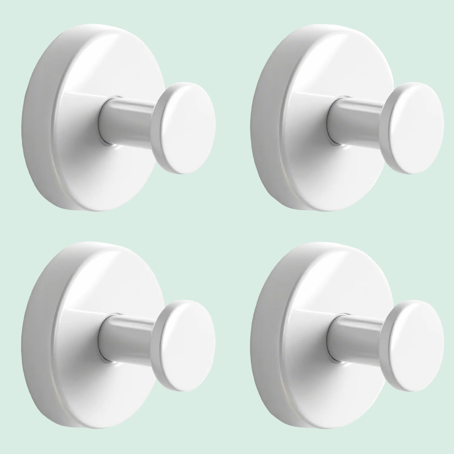 Suction Cup Shower Hooks Stainless Steel (4PCS)