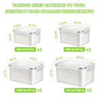 Fruit Storage Containers for Fridge (8PCS)