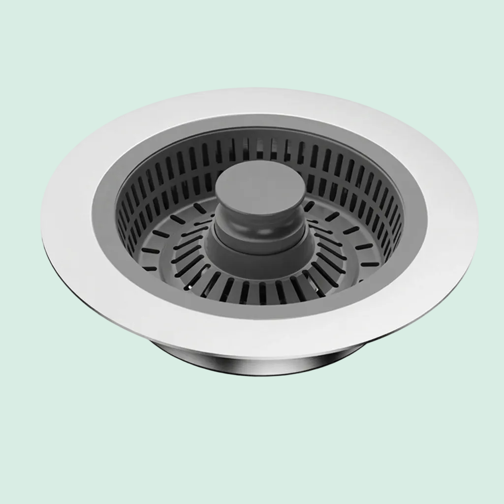 Multifunctional 3-in-1 Kitchen Sink Drain Strainer & Stopper