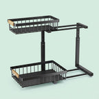 Adjustable 2 Tier Under Sink Storage Organizer