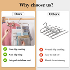 Multi-Functional Pants Rack. Clothes Pants Hangers