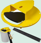 Bucket Lid Mouse Trap. Mouse Rat Trap Bucket