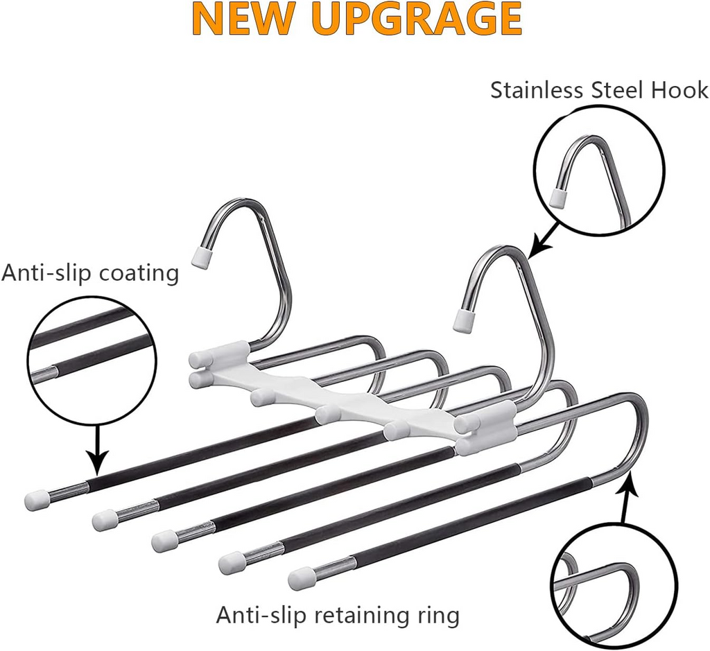Multi-Functional Pants Rack. Clothes Pants Hangers