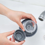Kitchen Soap Dispensing Palm Brush 2PCS