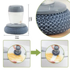 Kitchen Soap Dispensing Palm Brush 2PCS