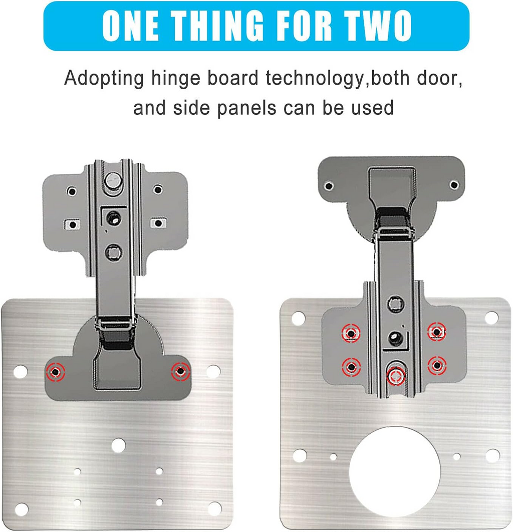 Hinge Repair Kit. Upgraded Cabinet Hinge Repair Plate Kit